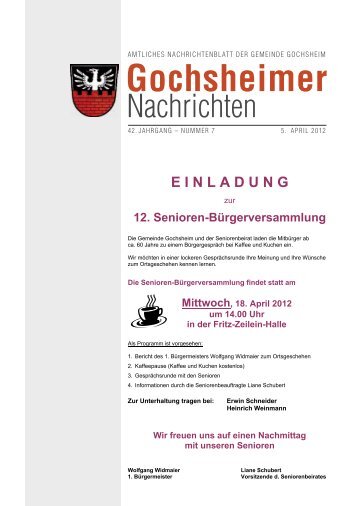 Gochsheimer Nachrichten vom  05.04.2012