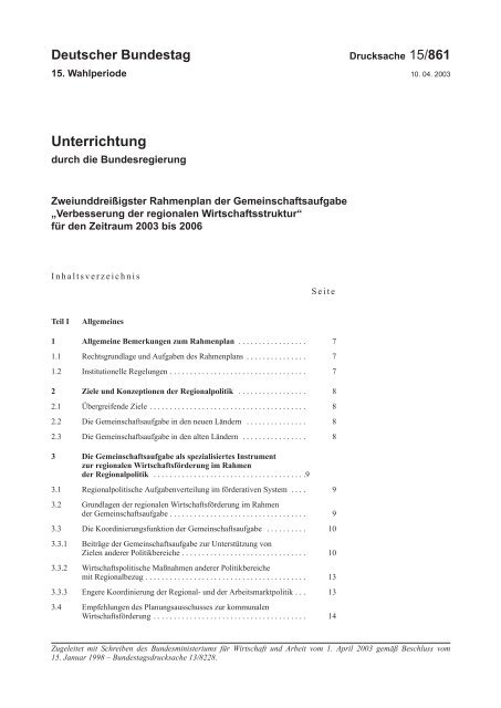 15 861 Dip Deutscher Bundestag