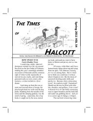 Volume 54, Spring 2011 - Town of Halcott, Halcott Center, NY