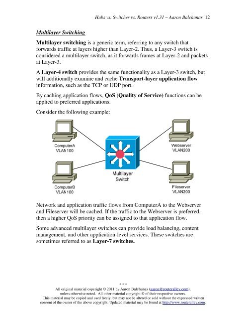 Hubs vs. Switches vs. Routers - Router Alley