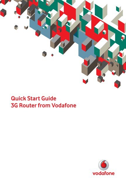 Quick Start Guide 3G Router from Vodafone