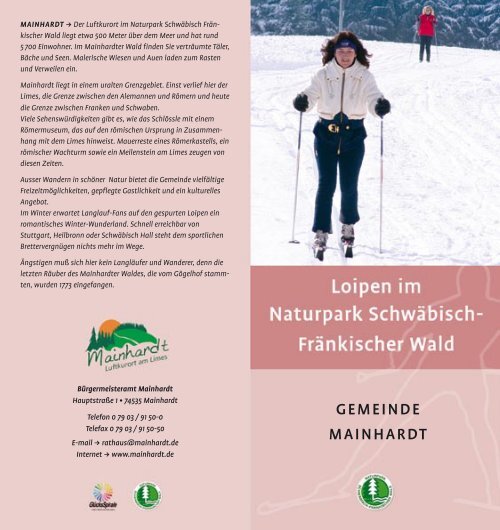 GEMEINDE GROSSERLACH - Naturpark Schwäbisch Fränkischer ...