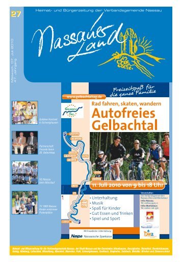 Mitteilungsblatt Ausgabe 27 - 2010 - Verbandsgemeinde Nassau