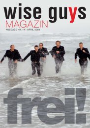 Magazin 1/08 - Wise Guys