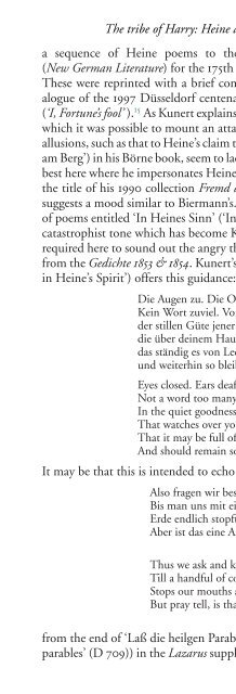 READING HEINRICH HEINE