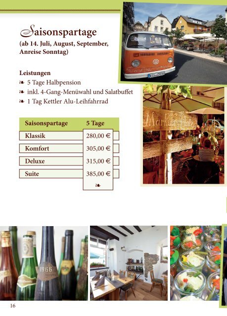 Preise als PDF-Datei - Hotel Zeltinger Hof