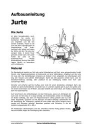 Aufbauanleitung Jurten - Zeltstadt.at