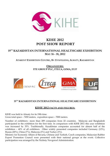 KIHE 2012 POST SHOW REPORT - Gima.de