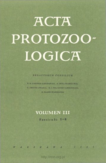 ACTA PROTOZOO LOGICA