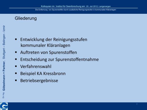 Download (PDF) - Dr.- Ing. W. Götzelmann und Partner GmbH