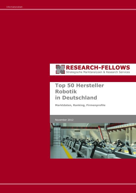 Top 50 Hersteller Robotik in Deutschland - Research-Fellows