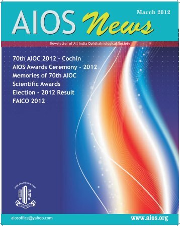 News Letter March 2012 (Output) - All India Ophthalmological Society