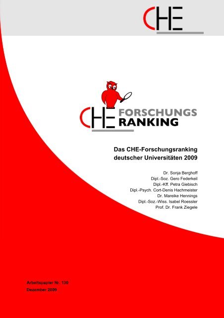 CHE Forschungsranking 2009.pdf - CHE Ranking
