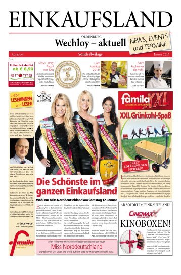 Zur Centerzeitung - Einkaufsland Wechloy