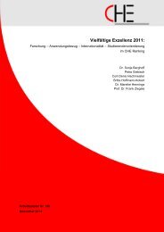 Vielfältige Exzellenz 2011: - CHE Ranking