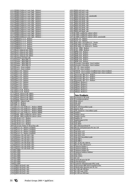 Download complete Product List by Product Groups 2011 - AppliChem