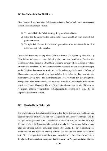 Die Geldkarte Eine „sichere“ elektronische Geldbörse?! - Selhorst