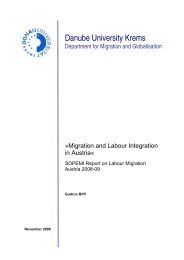 Migration and Labour Integration in Austria SOPEMI Report