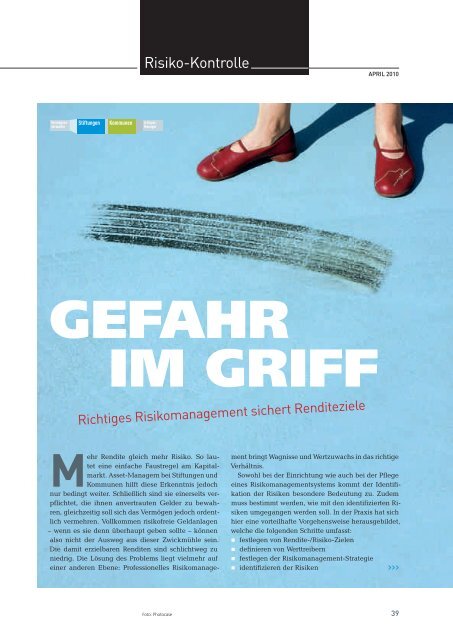 ETF-Magazin: "Gefährliche Nähe" (Q2-2010) - Börse Frankfurt