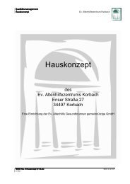 Hauskonzept - Evangelische Altenhilfe Gesundbrunnen