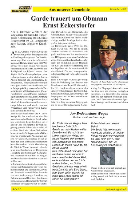 Ausgabe Dezember 2009