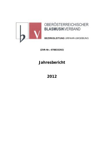 Jahresbericht 2012 - Urfahr-Umgebung