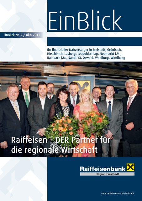 Folder Freistadt Kundeninfo Okt 11.indd - Oberösterreich - Raiffeisen