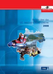 Bericht über das OÖ. INNOVATIONSNETZWERK 2008 - TMG