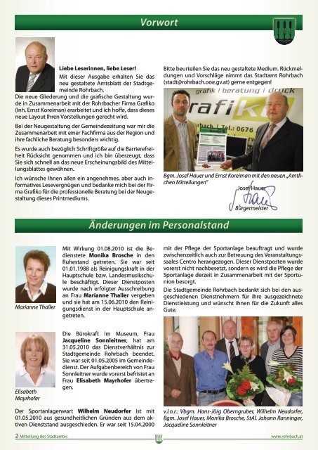 Ausgabe 01 - Rohrbach