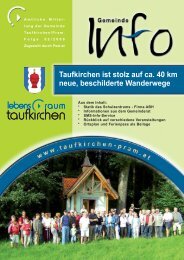 Gemeinde Info Folge 2/2008 (3,29 MB - Taufkirchen an der Pram