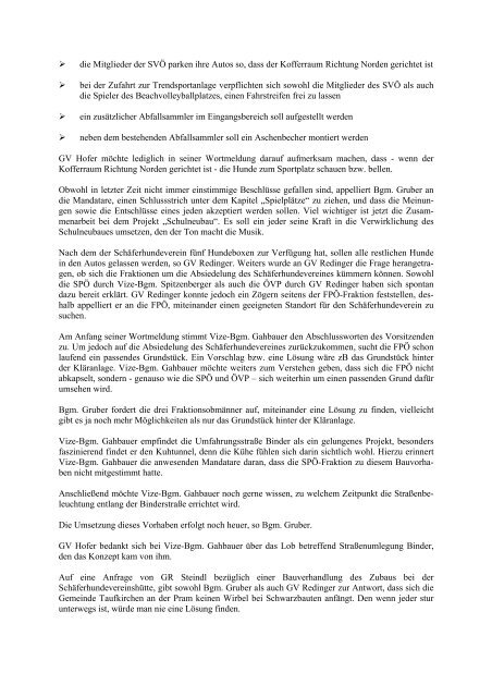 Gemeinderatssitzung vom 10.06.2005 - .PDF - Taufkirchen an der ...