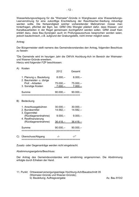 Protokoll vom 29.03.2012 (194 KB) - .PDF - in der Gemeinde ...