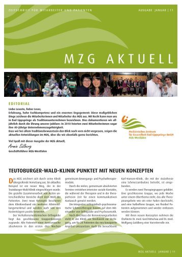 mzg aktuell - Medizinisches Zentrum für Gesundheit Bad Lippspringe