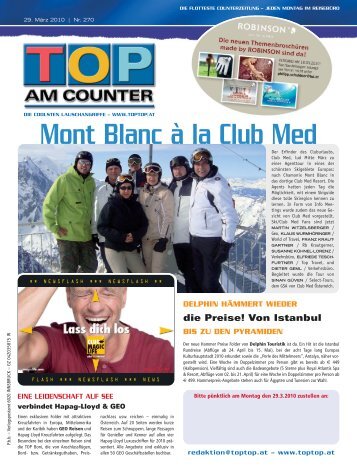 Mont Blanc à la Club Med - top am counter