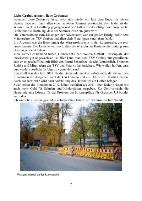 Nr. 63 / Jahrgang 2012 - Grabau