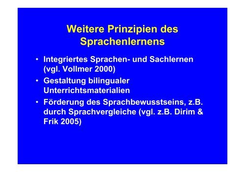 Mehrsprachigkeit und Schulbildung Modelle, Forschungsergebnisse ...