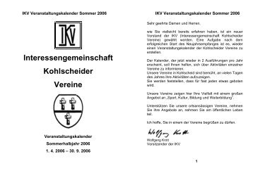 Interessengemeinschaft Kohlscheider Vereine