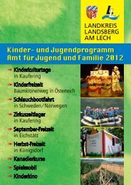 Programmheft Teil 1 - Landkreis Landsberg am Lech