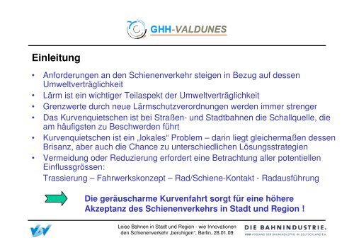 technische Strategien zur geräuscharmen