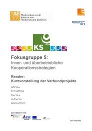 Fokusgruppe 5 Fokusgruppe 5: - Förderschwerpunkt Balance von ...