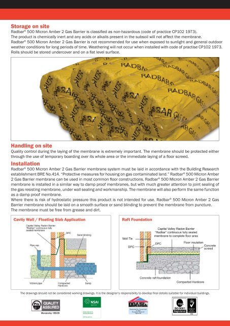 Radbar 500 Micron Gas Membrane - RIBA Product Selector