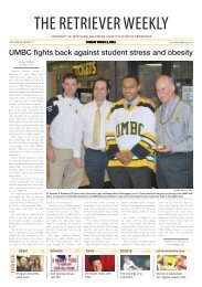 UMBC fights back against student stress and obesity - The Retriever ...
