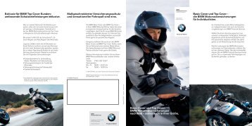 Basic Cover und Top Cover – die BMW Motorradversicherungen für ...