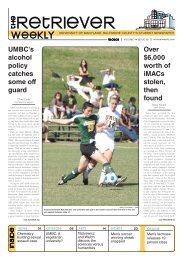 Umbc Fights Back Against Student Stress And Obesity The Retriever
