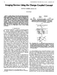 Imaging Devices Using the Charge-Coupled Concept - ECE