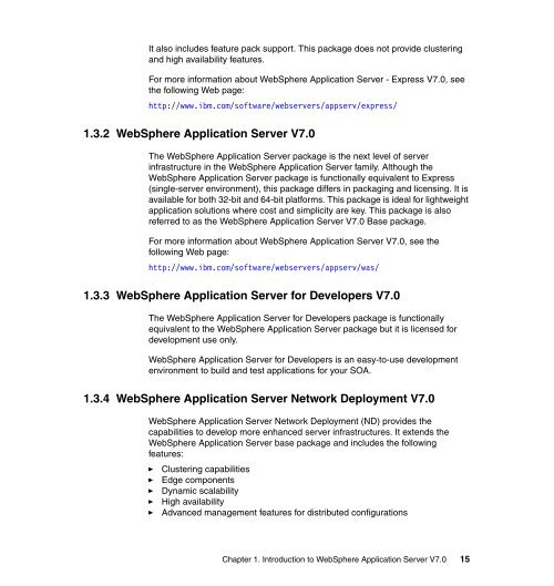 WebSphere Application Server V7.0: Concepts ... - IBM Redbooks