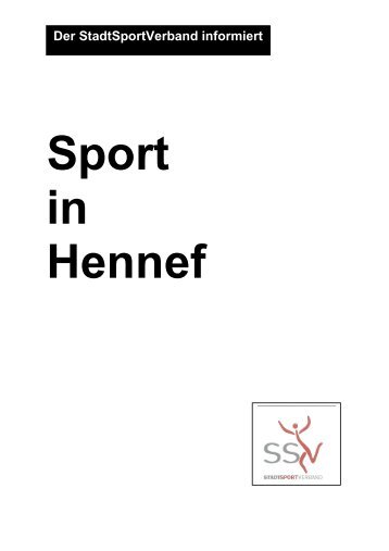 Sport In Hennef - Stadtsportverband Hennef