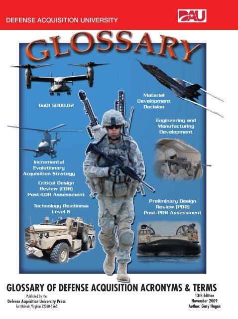 GLOSSARY OF DEFENSE ACQUISITION ACRONYMS &amp; TERMS