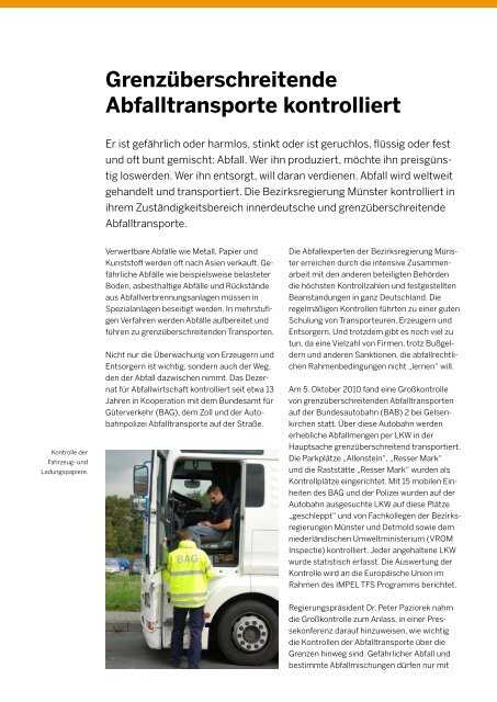 Jahresblick 2010/2011 - Bezirksregierung Münster