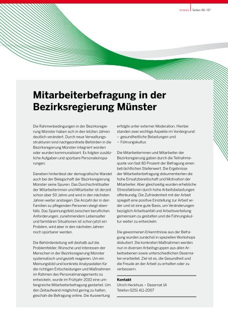 Jahresblick 2010/2011 - Bezirksregierung Münster